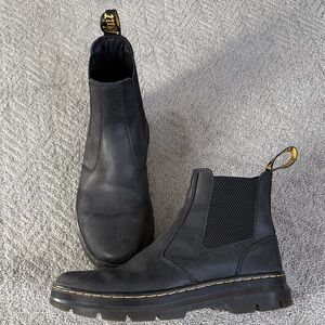 Dr. Martens Black Leather Chelsea Boots